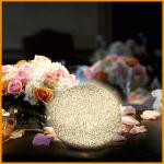 EVA gömb dekoráció, 2 melegfehér LED, ?20 cm