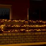 LED-es fényfüzér, 200LED, 8pr., melegfehér, kültéri