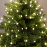 Micro LED-es fényfüzér-köteg,  10 füzér / 20 LED, melegfehér, kültéri kivitel