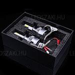 C6 H1 új széria még erősebb fény! Autóba való fényszóró,ventillátoros hűtéssel, 18W 6500 Kelvin 2100 Lumen