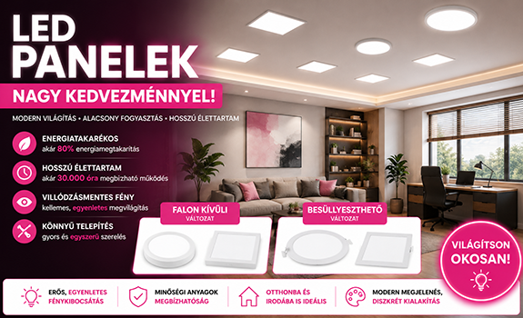 Akciós LED panelek
