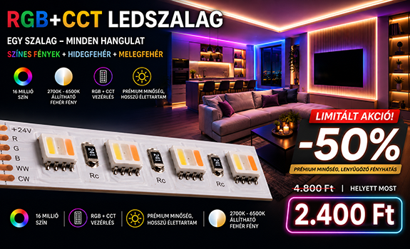 RGBCCT LED SZALAG AKCIÓ